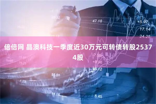 倍倍网 晶澳科技一季度近30万元可转债转股25374股