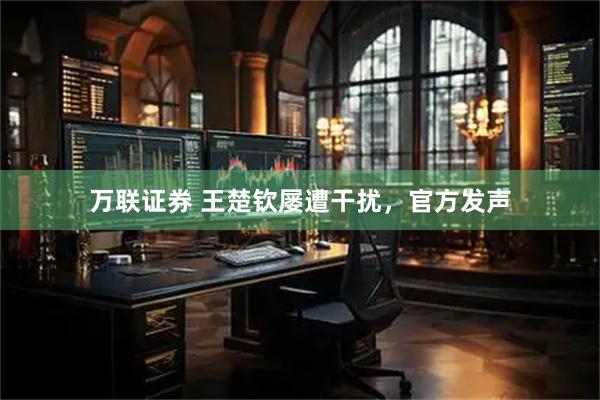 万联证券 王楚钦屡遭干扰,官方发声