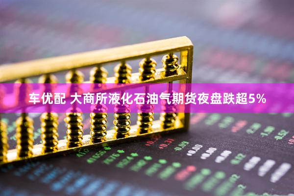 车优配 大商所液化石油气期货夜盘跌超5%
