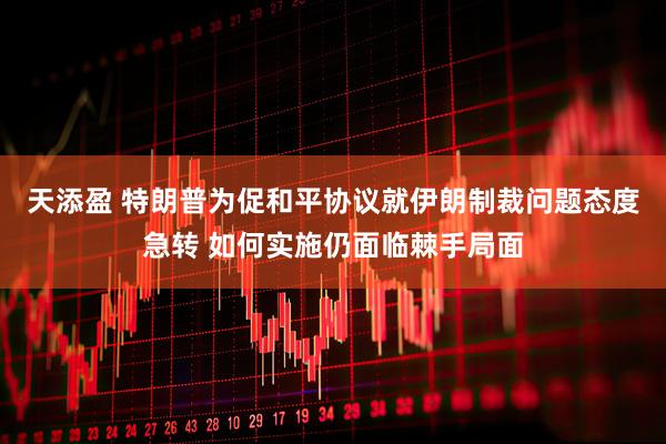 天添盈 特朗普为促和平协议就伊朗制裁问题态度急转 如何实施仍面临棘手局面