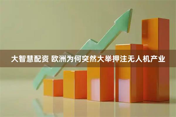 大智慧配资 欧洲为何突然大举押注无人机产业